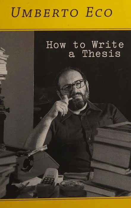 How to Write a Thesis