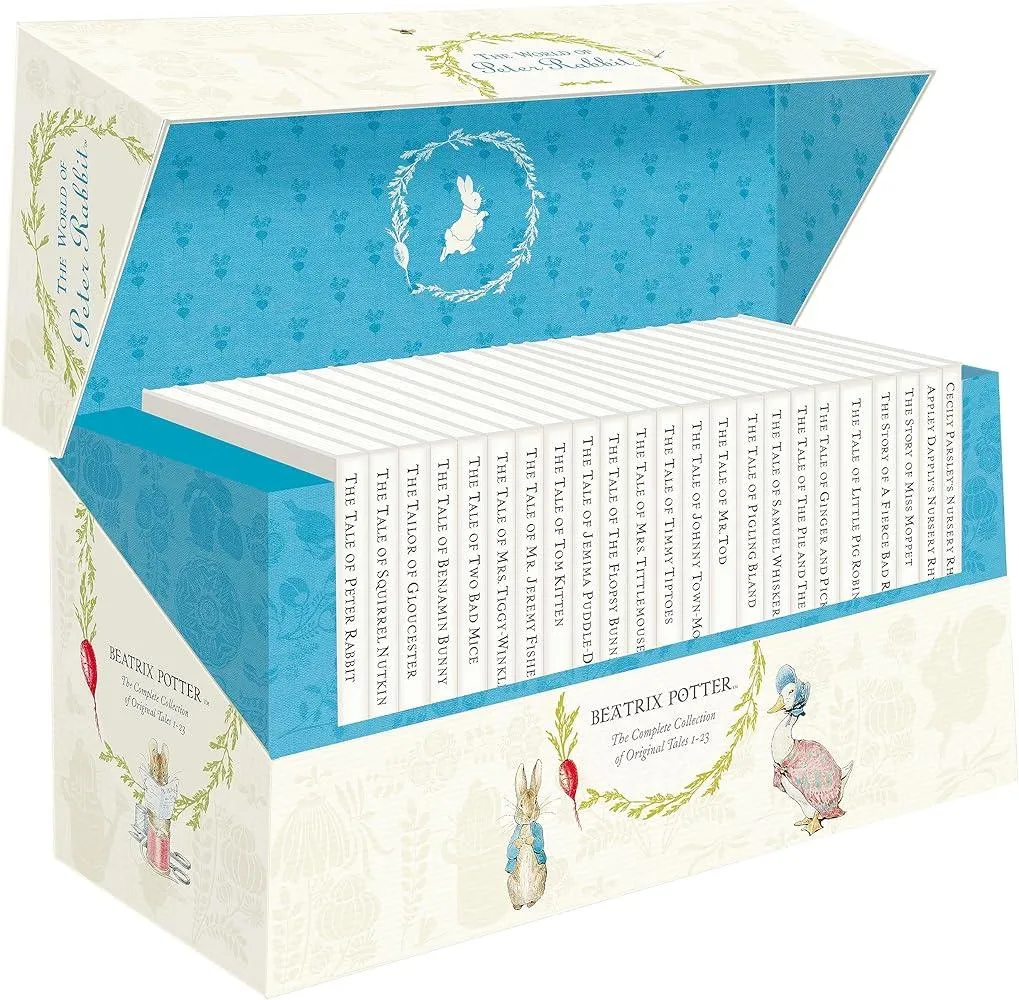 The World of Peter Rabbit - The Complete Collection of Original Tales 1-23 White Jackets