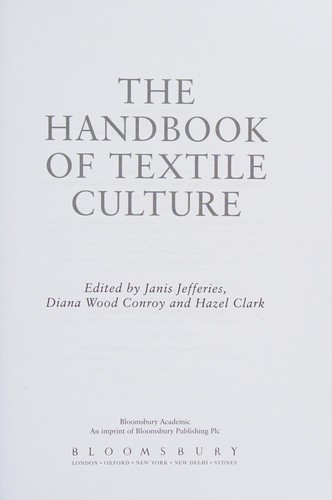 The Handbook of Textile Culture