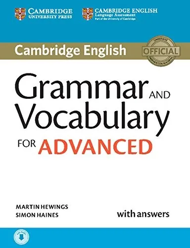 Grammar and Vocabulary for Advanced Book with Answers and Audio : Self-Study Grammar Reference and Practice