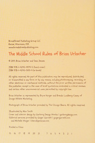 The Middle School Rules of Brian Urlacher