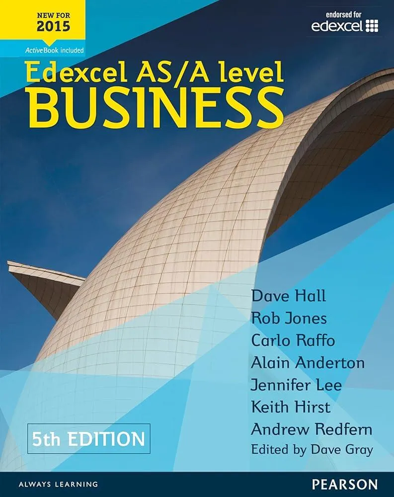 Edexcel AS/A level Business 5th edition Student Book and ActiveBook