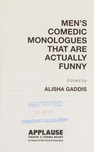 Men's Comedic Monologues That Are Actually Funny