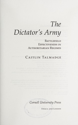 The Dictator's Army