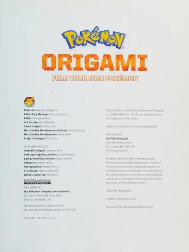 Pokemon Origami