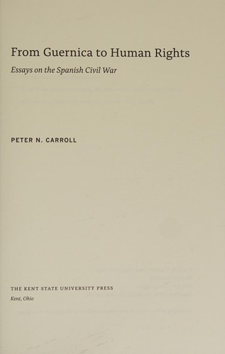 From Guernica to Human Rights