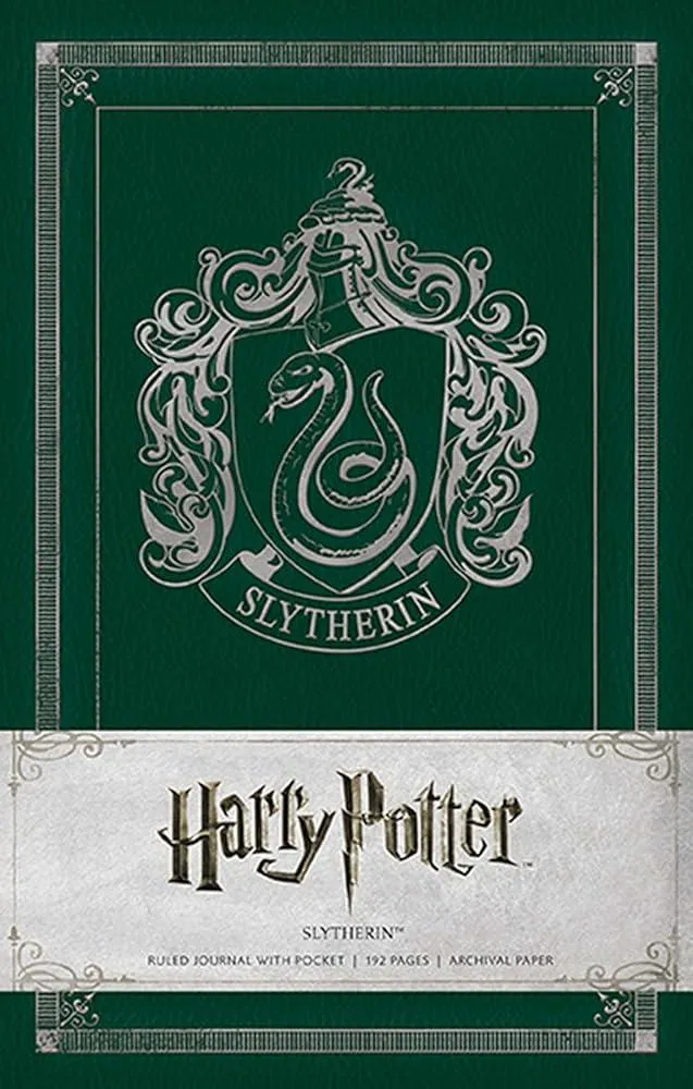 Harry Potter Slytherin Hardcover Ruled Journal