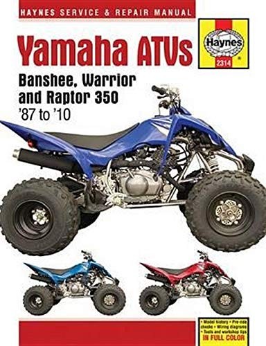 Yamaha Banshee, Warrior & Raptor 350 ATVs (87 - 10)