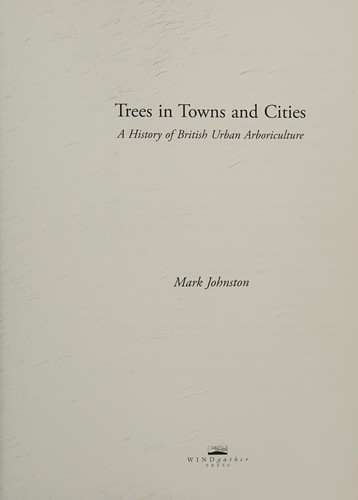 Trees in Towns and Cities