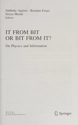 It from Bit or Bit from It?