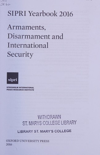 SIPRI Yearbook 2016