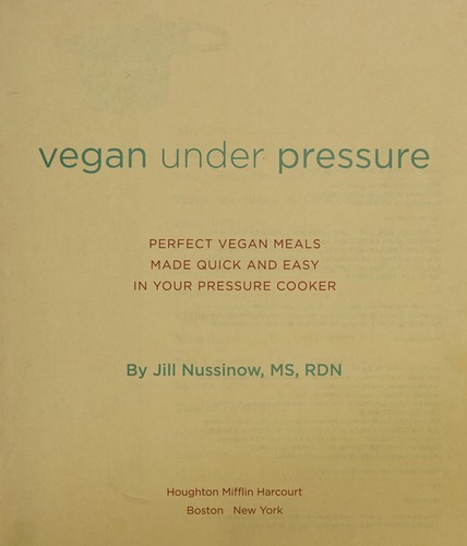 Vegan Under Pressure