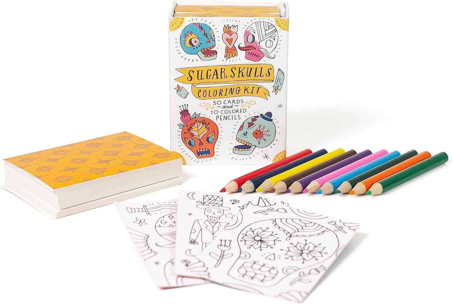 Sugar Skulls Coloring Kit