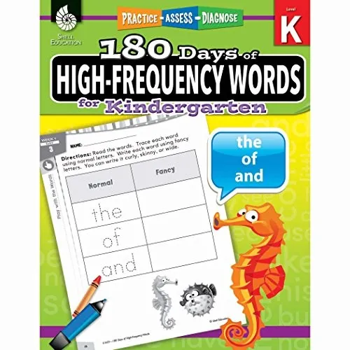 180 Days(tm) High-Frequency Words for Kindergarten