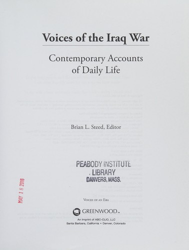 Voices of the Iraq War