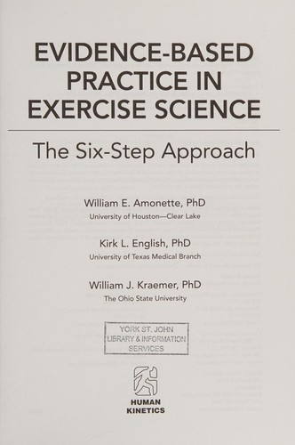 Evidence-Based Practice in Exercise Science