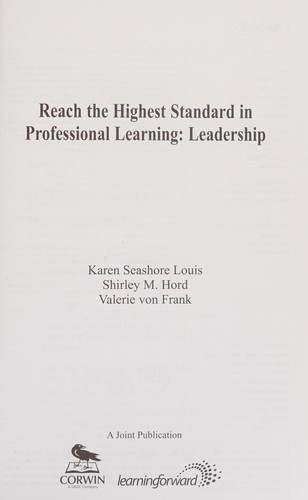 Reach the Highest Standard in Professional Learning