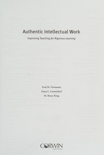 Authentic Intellectual Work