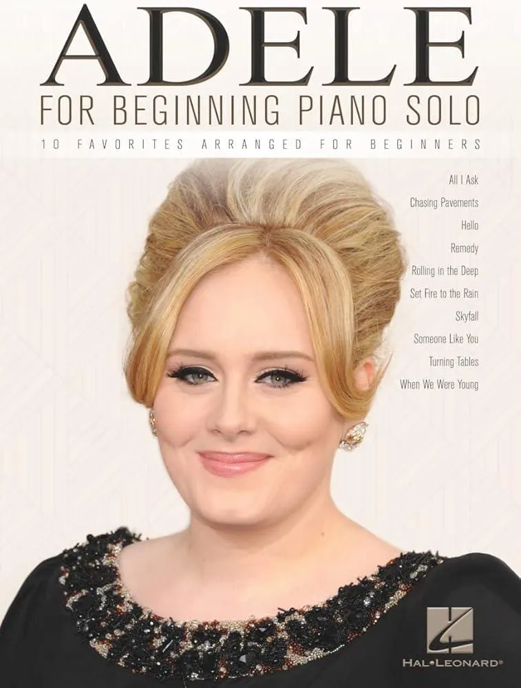 Adele for Beginning Piano Solo : 10 Favorites