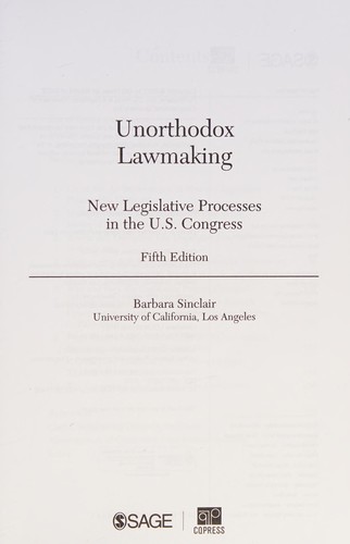 Unorthodox Lawmaking