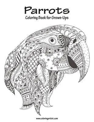 Parrots Coloring Book for Grown-Ups 1 : 1