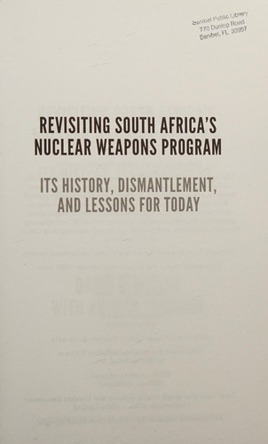 Revisiting South Africa's Nuclear Weapons Program