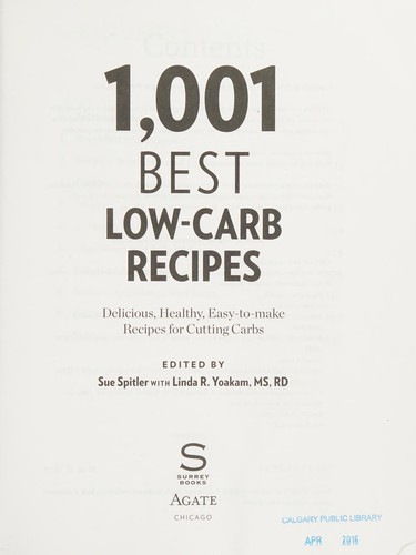 1,001 Best Low-Carb Recipes
