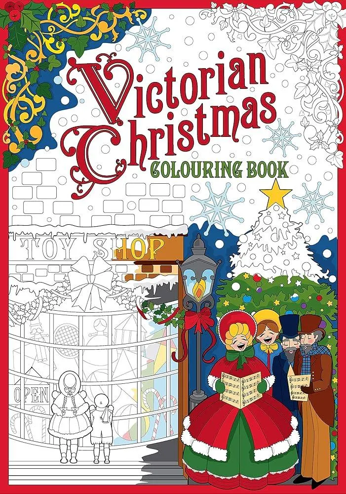 Victorian Christmas Colouring Book