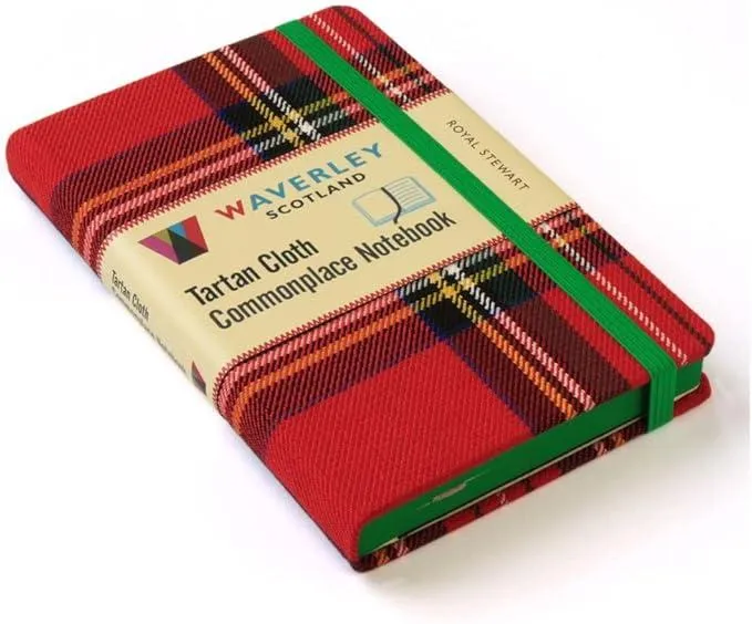 Waverley (M): Royal Stewart Tartan Cloth Commonplace Notebook