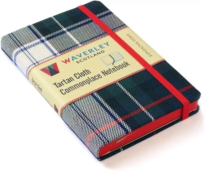 Waverley (M): Dress Mackenzie Tartan Cloth Commonplace Notebook