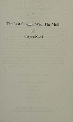 The Last Struggle With The Mafia