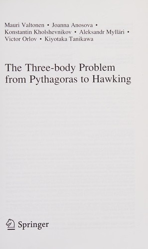 The Three-body Problem from Pythagoras to Hawking