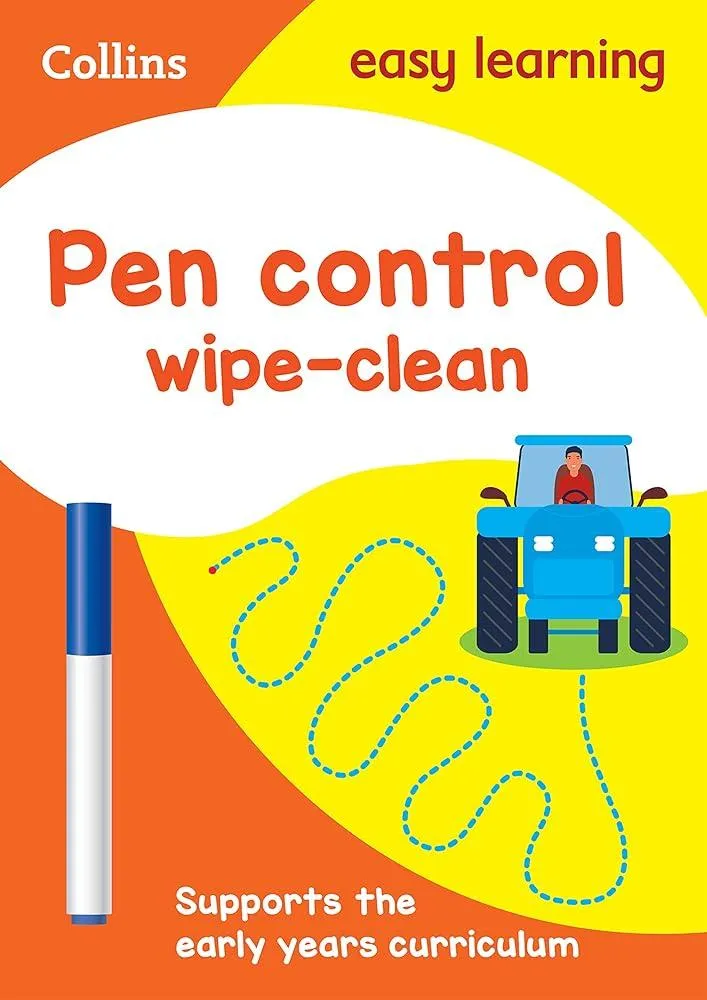 Pen Control Age 3-5 Wipe Clean Activity Book : Ideal for Home Learning