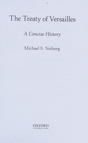 The Treaty of Versailles