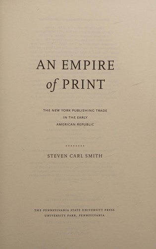 An Empire of Print