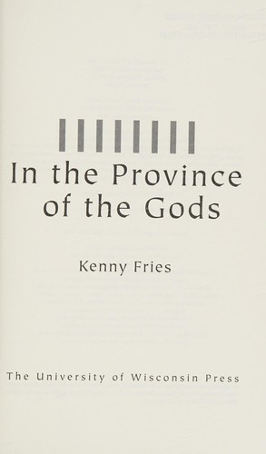 In the Province of the Gods