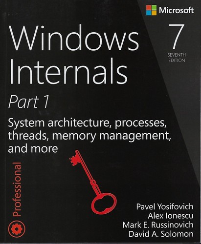 Windows Internals : System architecture, processes, threads, memory management, and more, Part 1