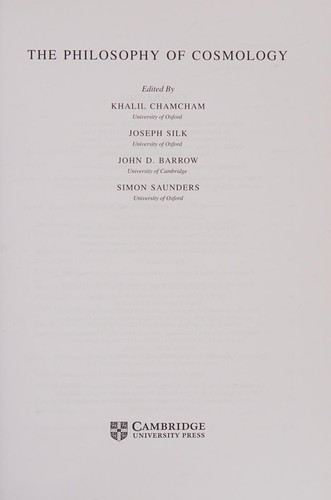 The Philosophy of Cosmology