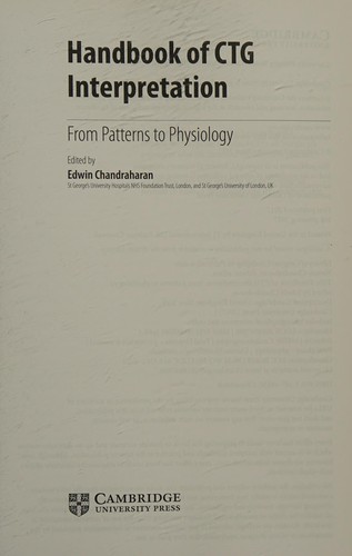 Handbook of CTG Interpretation