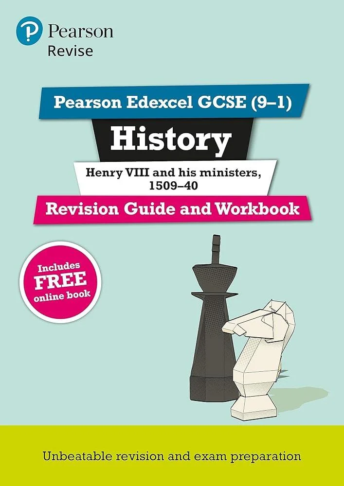 Pearson REVISE Edexcel GCSE History Henry VIII Revision Guide and Workbook incl. online revision and quizzes - for 2025 and 2026 exams