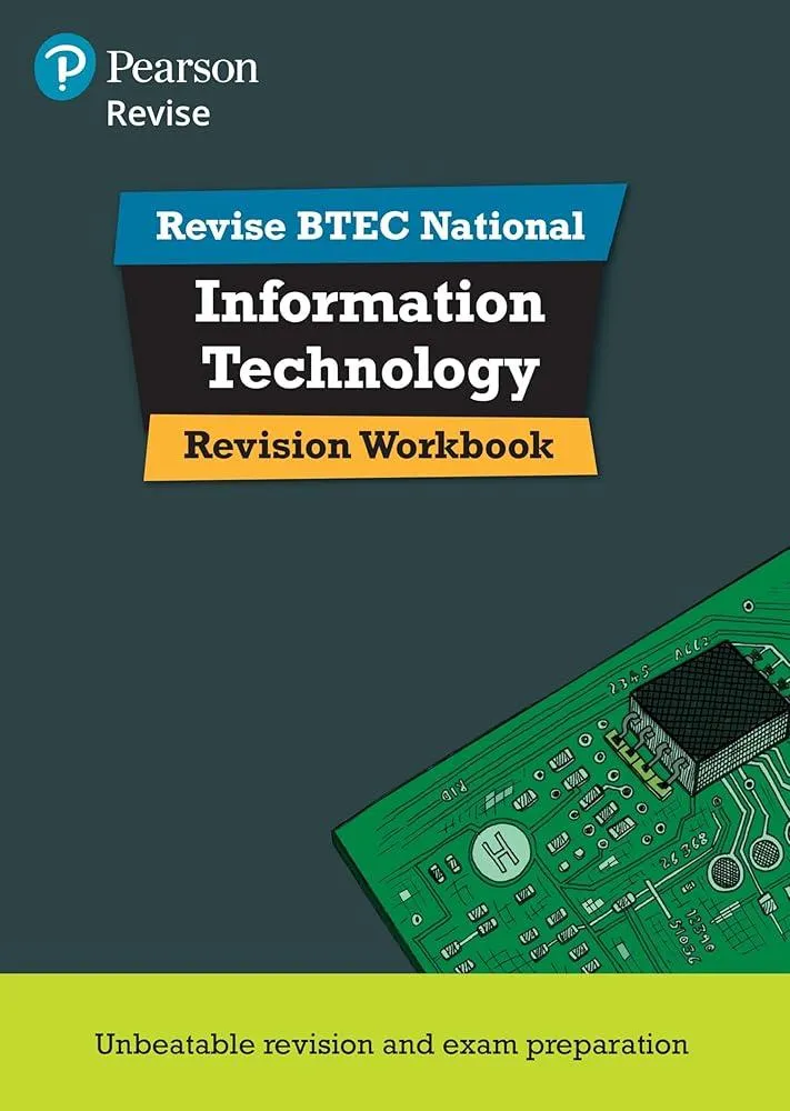 Pearson Revise BTEC National Information Technology Units 1 and 2 Revision Workbook - for 2025 exams