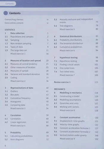 Pearson Edexcel AS and A level Mathematics Statistics & Mechanics Year 1/AS Textbook + e-book