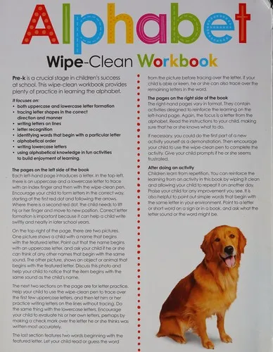 Pre-K Alphabet Wipe-Clean Workbook: Scholastic Early Learners (Wipe-Clean)