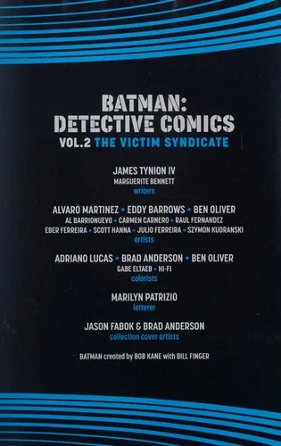 Batman: Detective Comics Vol. 2: The Victim Syndicate (Rebirth)