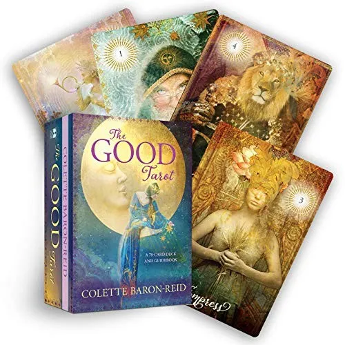 The Good Tarot : A 78-Card Modern Tarot Deck with The Four Elements — Air, Water, Earth And Fire for Suits — Inspirational Tarot Cards with Positive Affirmations