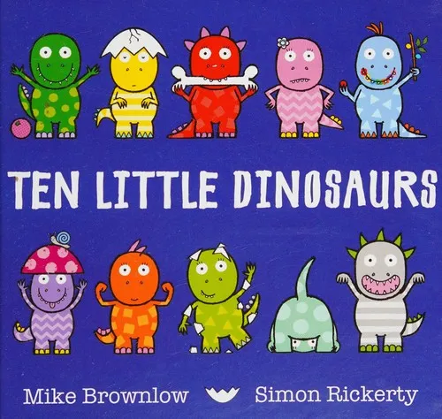 Ten Little Dinosaurs Board Book