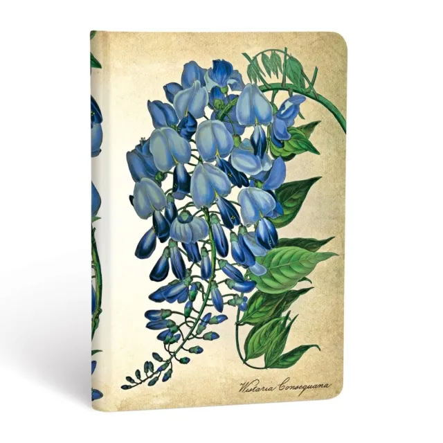 Blooming Wisteria Mini Unlined Hardcover Journal