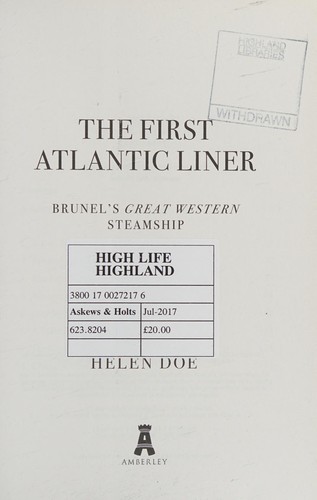 The First Atlantic Liner