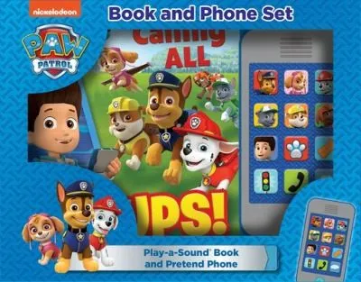 Nickelodeon PAW Patrol: Calling All Pups Book and Phone Sound Book Set