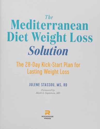The Mediterranean Diet Weight Loss Solution